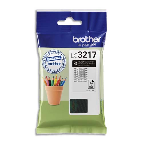 Brother Cartouches Jet d'encre LC3217BK