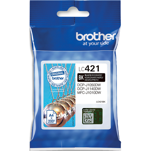 Brother Cartouches Jet d'encre LC421BK